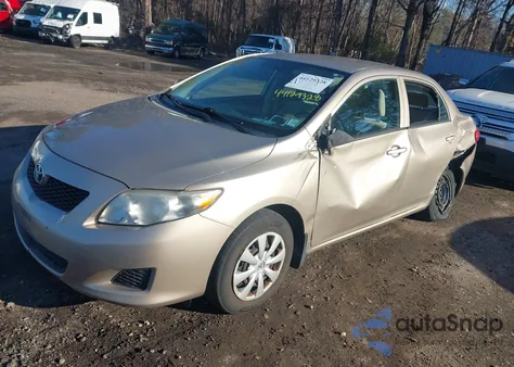 2010 Toyota Corolla Le z USA, uszkodzony, nr VIN 2T1BU4EE4AC247084